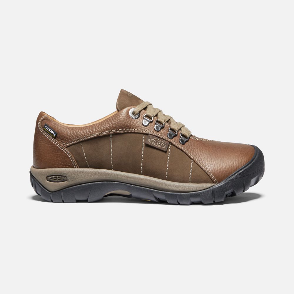 Zapatos Oxford Keen Mexico Marrom - Mujer Presidio Waterproof - QV7495310